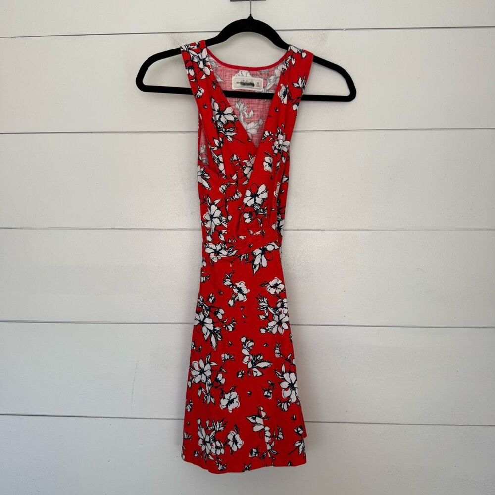 Abercrombie & Fitch Women’s XS Crisscross Tropical Mini Dress